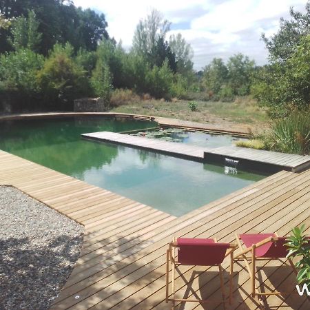 Gite Les Cabanes De Fallot Pour 15 Personnes - Piscine Naturelle L'isle-Bouzon Zewnętrze zdjęcie