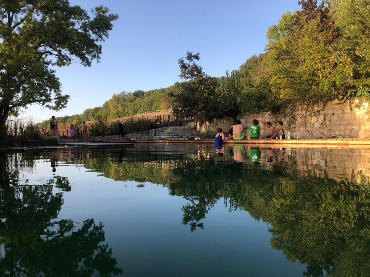 Gite Les Cabanes De Fallot Pour 15 Personnes - Piscine Naturelle L'isle-Bouzon Zewnętrze zdjęcie